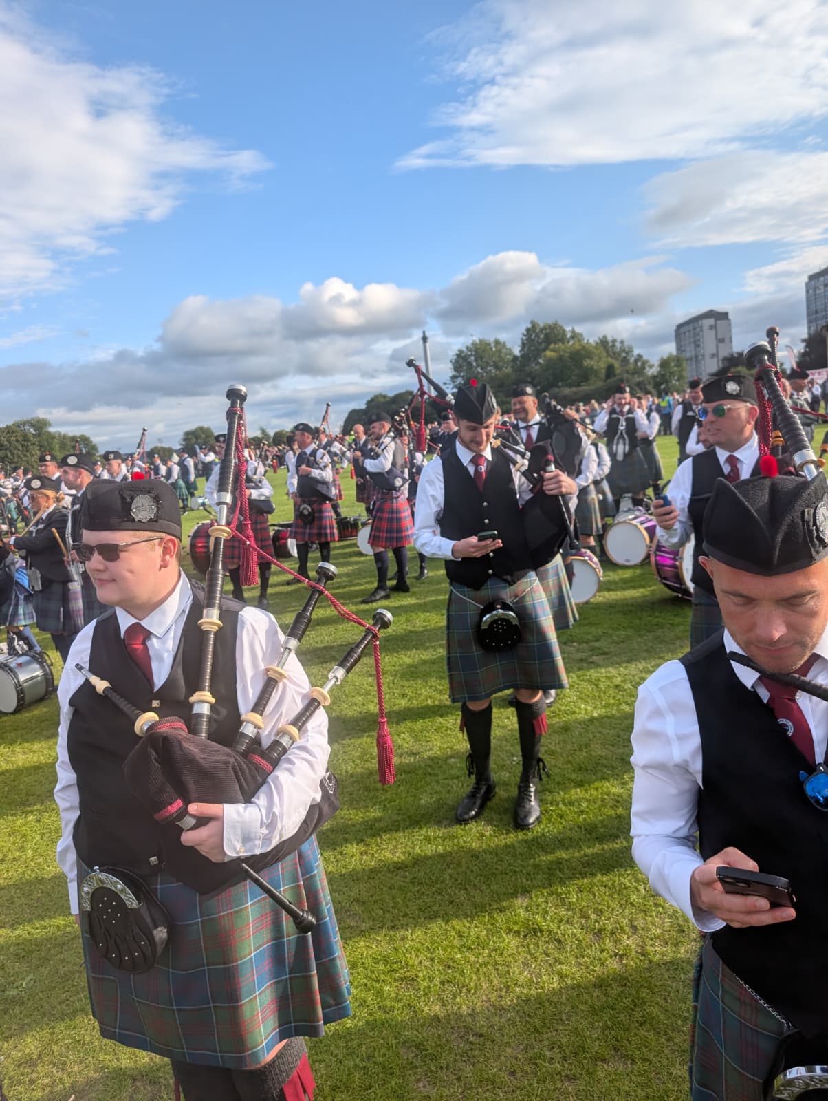 Stockbridge Pipe Band Grade 3B at the World Pipe Band Championships 2026